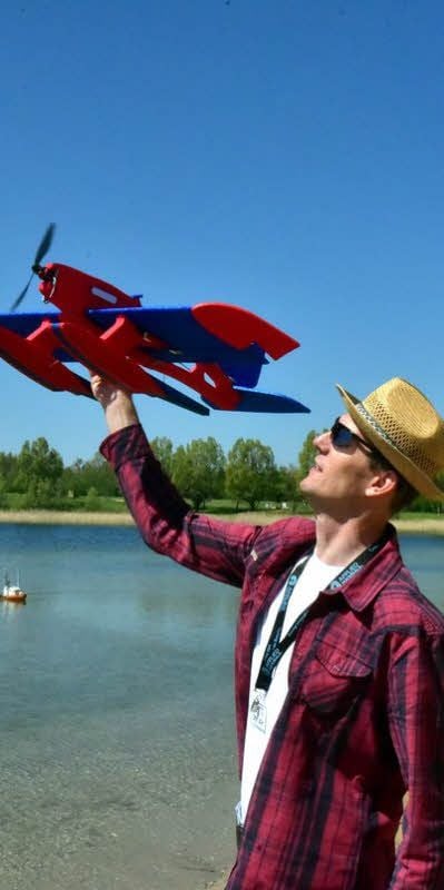 Auch Modellflugzeuge waren dabei.