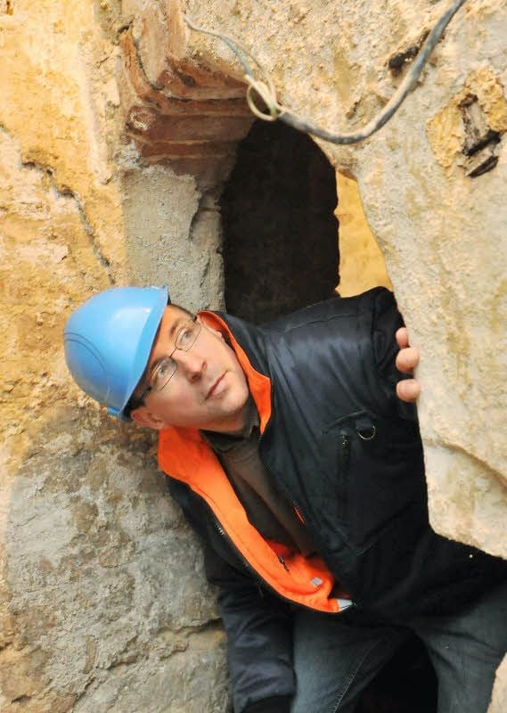 Statiker Uwe Duderstadt hat einiges zu tun in der Ruine.