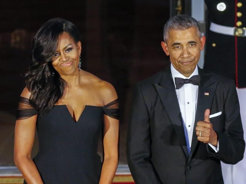 Barack Obama hört auf seine Frau Michelle. Foto: Erik S. Lesser