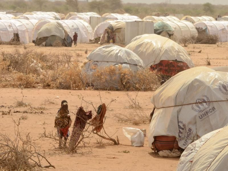 Dicht an dicht stehen die Zelte im Flüchtlingslager in Dadaab. Foto: Boris Roessler