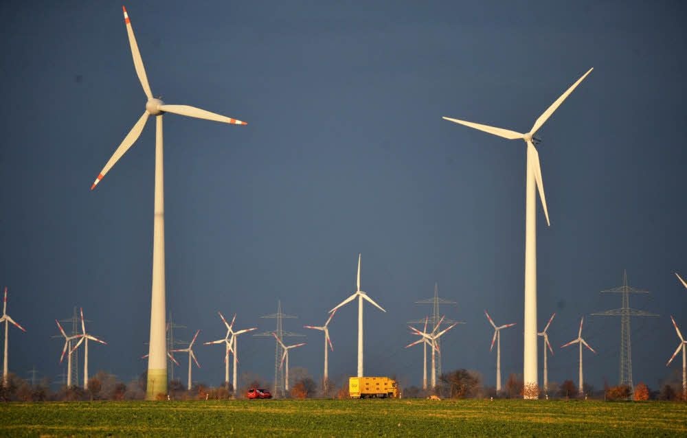 Envia Therm investiert in erneuerbare Energien - dazu gehören Windparks.