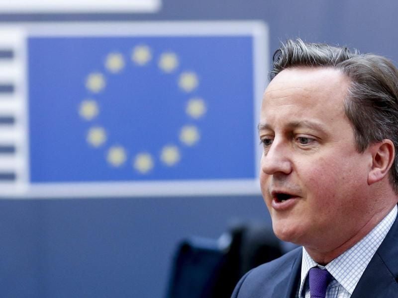 Schwere Wochen für den britischen Premier David Cameron. Foto: Laurent Dubrule