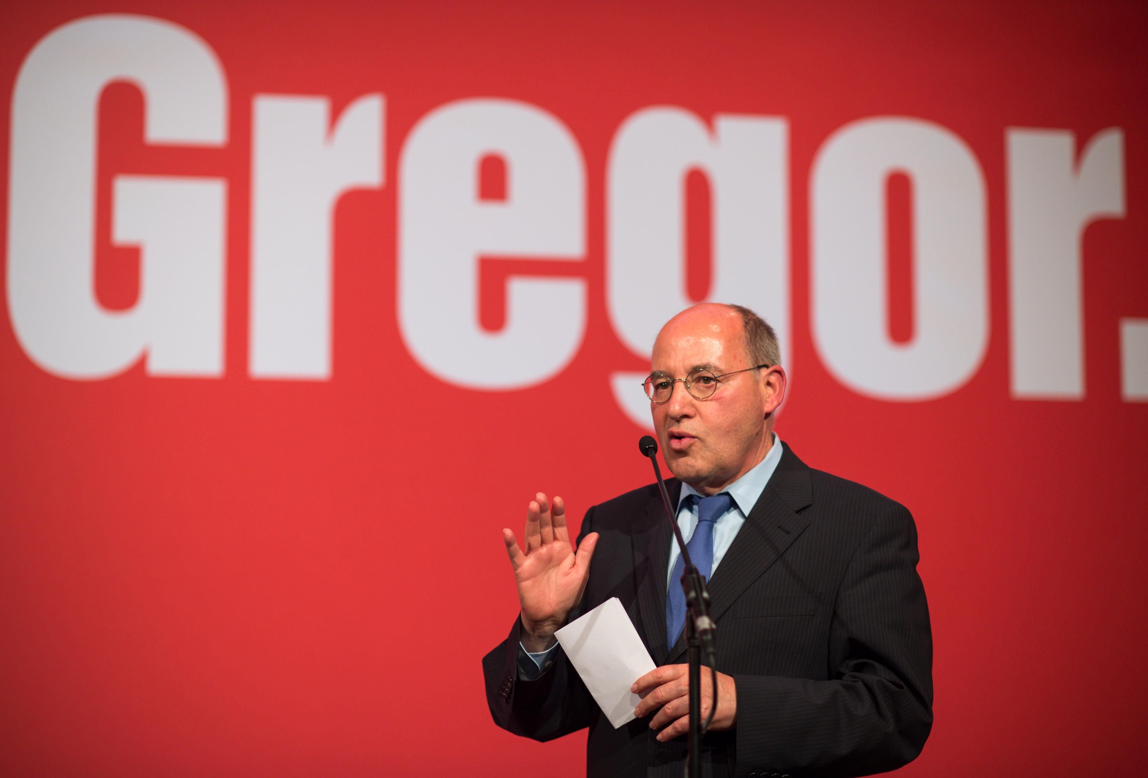Der ehemalige Linken-Fraktionschef Gregor Gysi bei seiner Verabschiedung aus dem Deutschen Bundestag.