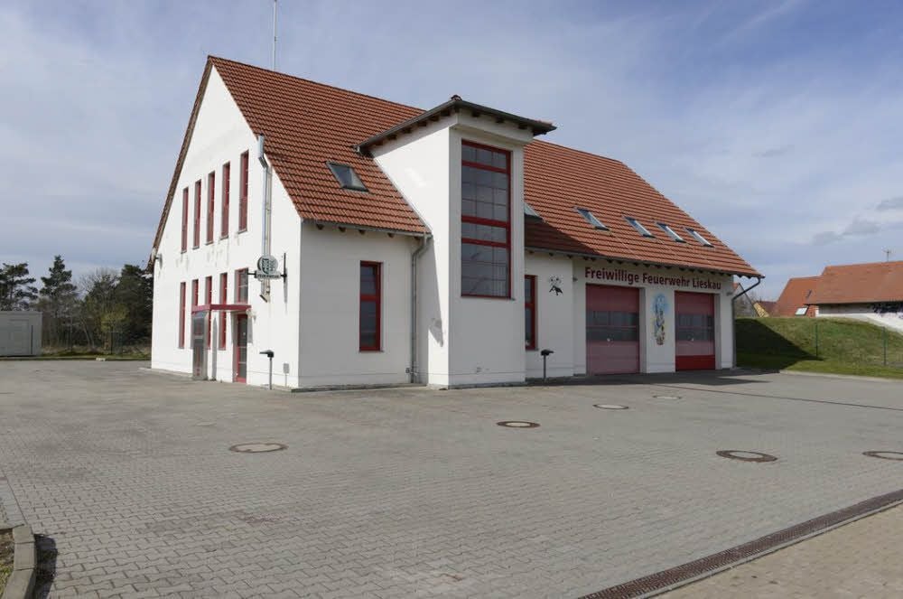 In der Küche des Feuerwehrhauses in Lieskau saßen die Einbrecher.