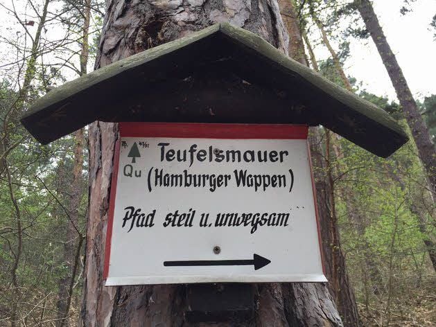 Der Aufstieg ist steil.