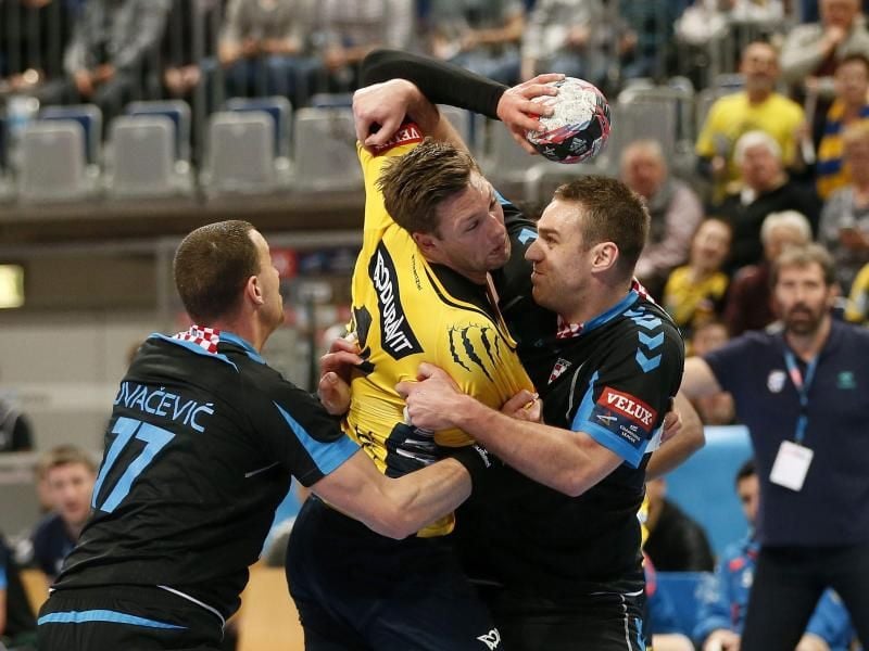 Die Rhein-Neckar Löwen schieden gegen HC Zagreb aus der Champions Legaue aus. Foto: Ronald Wittek