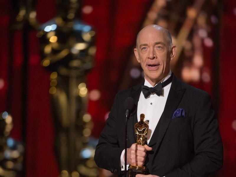 J.K. Simmons bei der Verleihung des Oscars für den besten Nebendarsteller 2015. Foto: Michael Yada