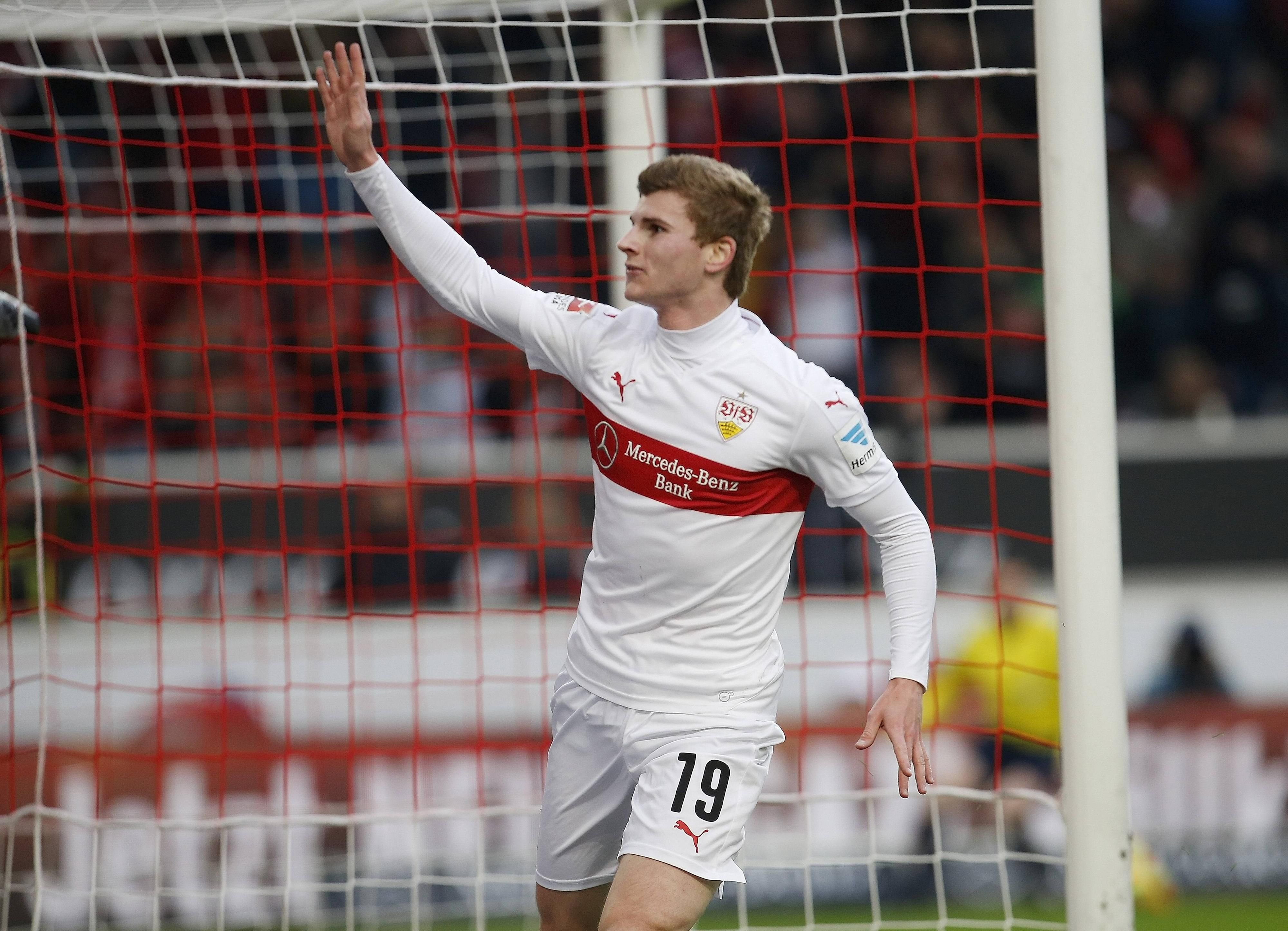 Timo Werner nimmt Abschied vom VfB Stuttugart.