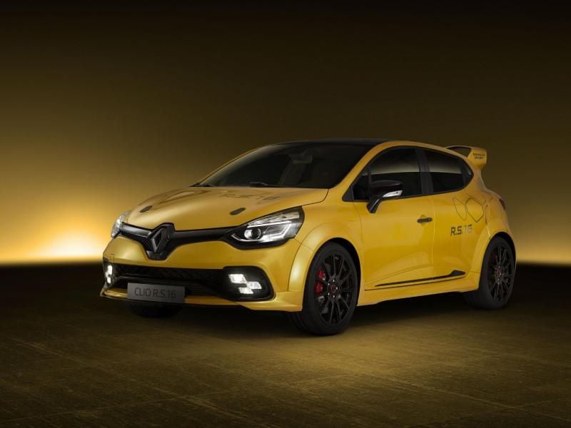 Zukunft noch ungewiss: Ob es eine limitierte Kleinserie vom Renault Clio R.S.2016 mit 201 kW/273 PS geben wird, steht noch in den Sternen. Foto: Renault