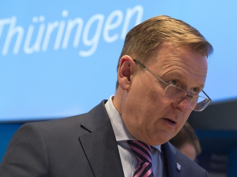 Ramelow erkennt in der Fremdenfeindlichkeit ein gesamtdeutsches Problem. Foto: Soeren Stache/Archiv
