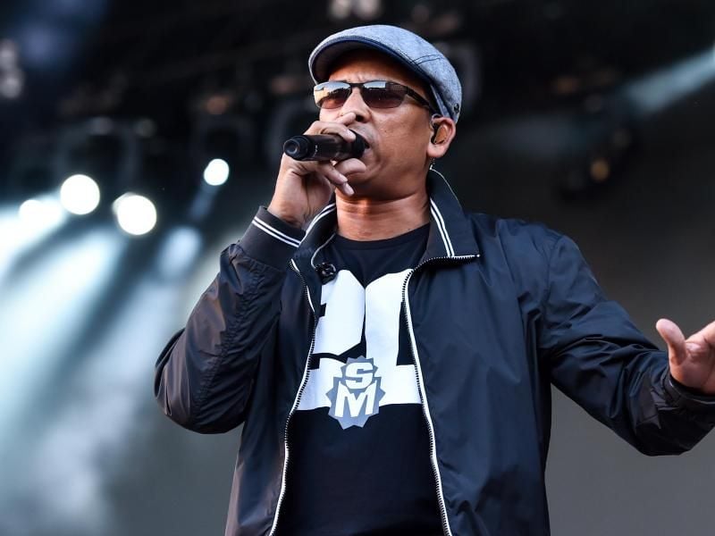 Xavier Naidoo 2015 in Mannheim bei einem Konzert zum 20-jährigen Bühnenjubiläum seiner Band. Foto: Uwe Anspach
