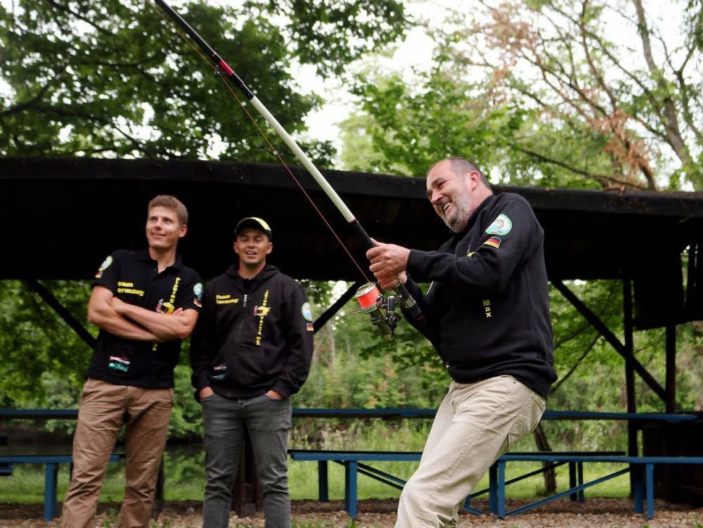 Eine gute Technik und „Bums“ in den Armen braucht ein jeder Angler.
