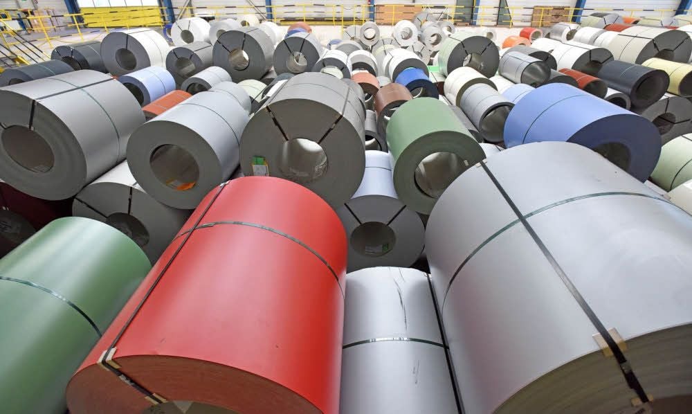 50.000 Tonnen Stahlblech werden im Jahr bei Arcelor Mittal in Brehna zu verschiedenen Profilen verarbeitet.