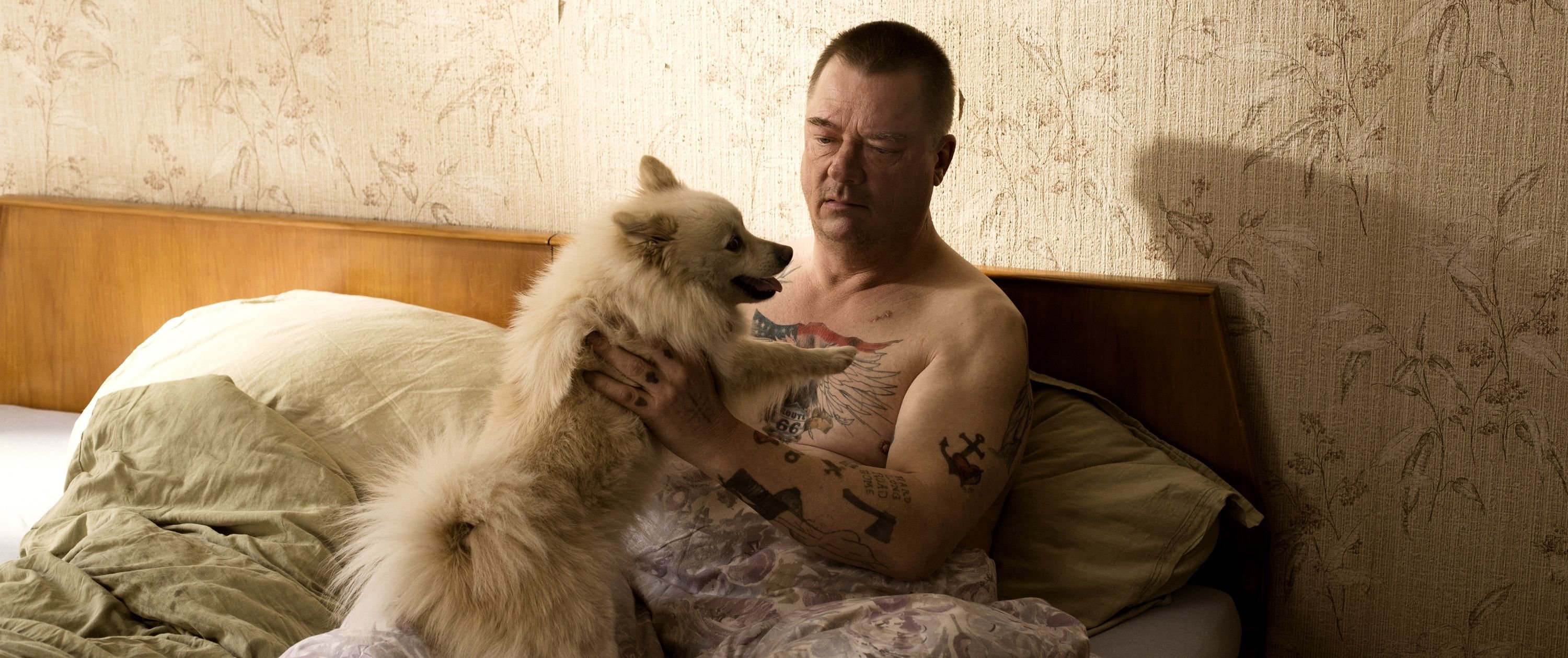 Herbert mit Marlenes Hund