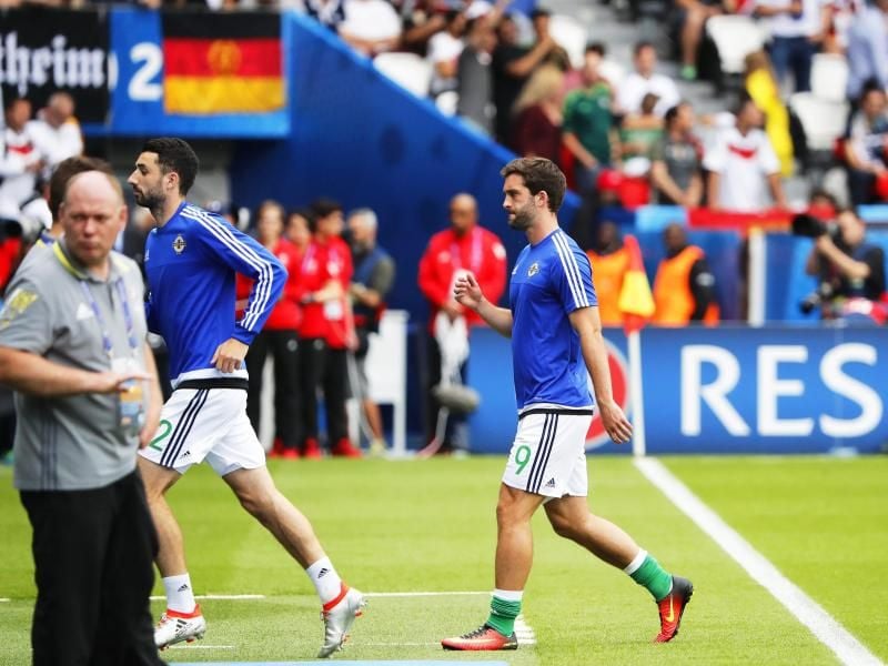 Will Grigg verabschiedet sich von der EM ohne Einsatzzeit, aber mit vielen neuen Fans. Foto: Abedin Taherkenareh