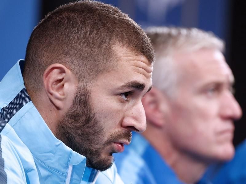 Karim Benzema sei im Moment nicht nominierbar. (Didier Deschamps) Foto: Yoan Valat
