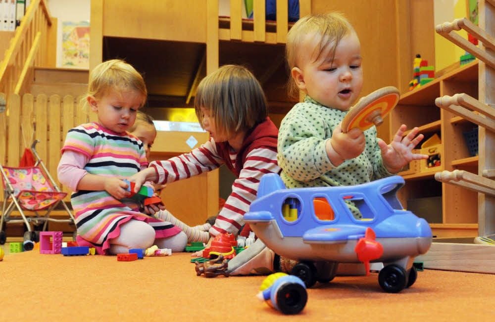 Die Zahl der Krippenkinder in Dessau-Roßlau wird bis 2020 wieder leicht sinken.