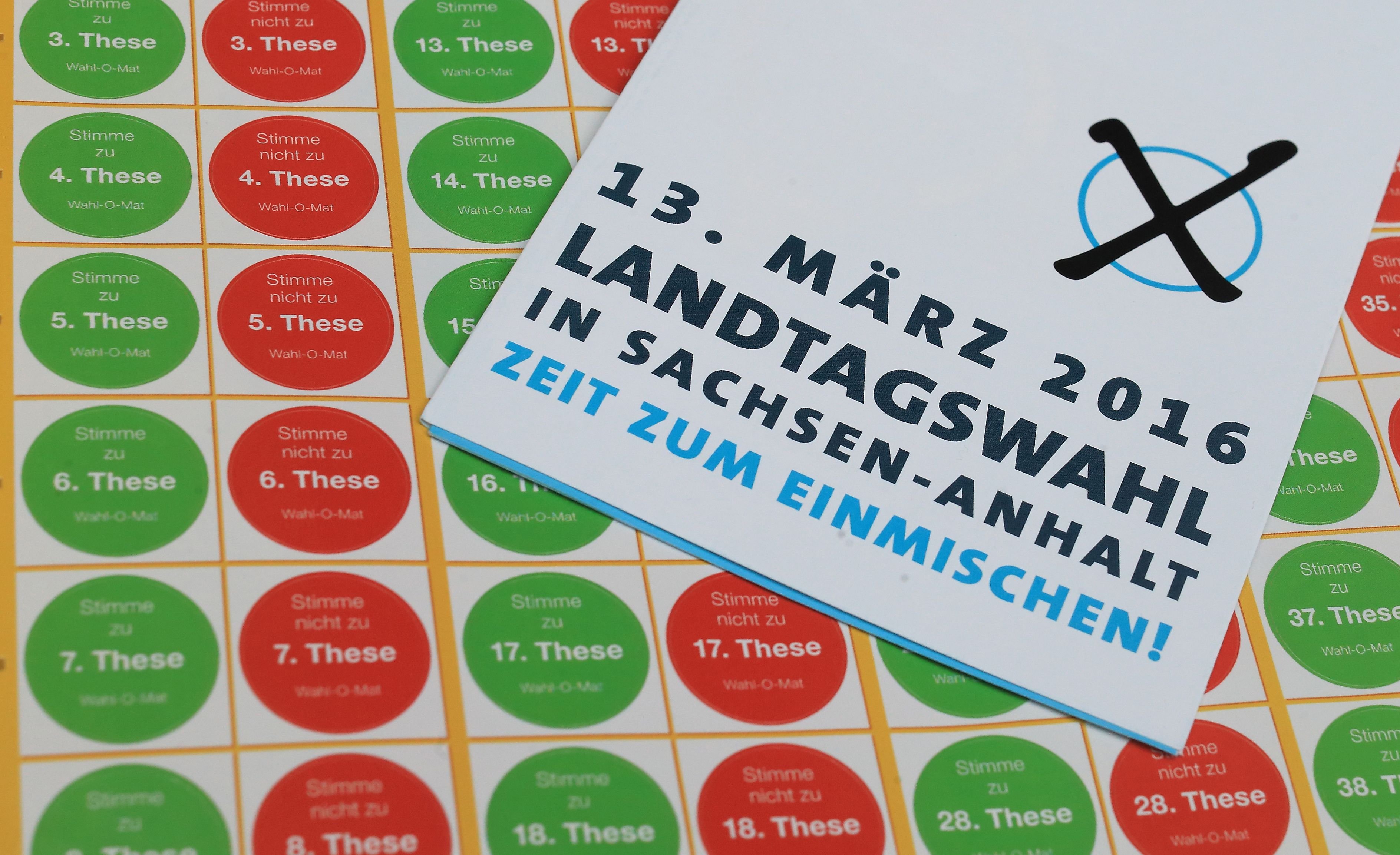 Am 13. März 2016 wurden die Sachsen-Anhalter zu den Wahlurnen gebeten.
