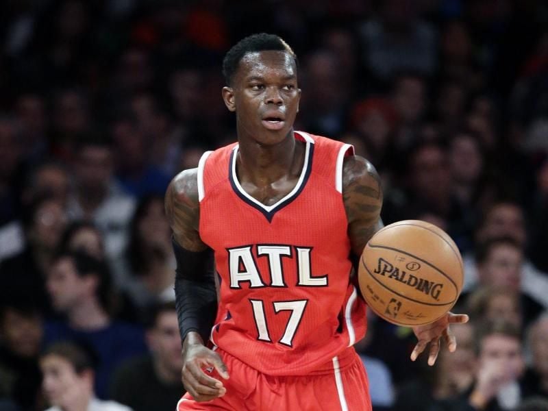 Die Atlanta Hawks gewinnen mit Dennis Schröder. Foto: Jason Szenes