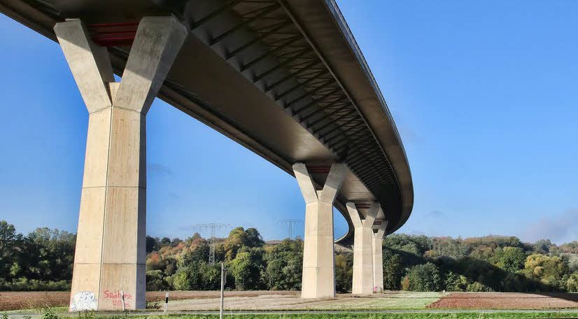 Die Thyratalbrücke bei Berga