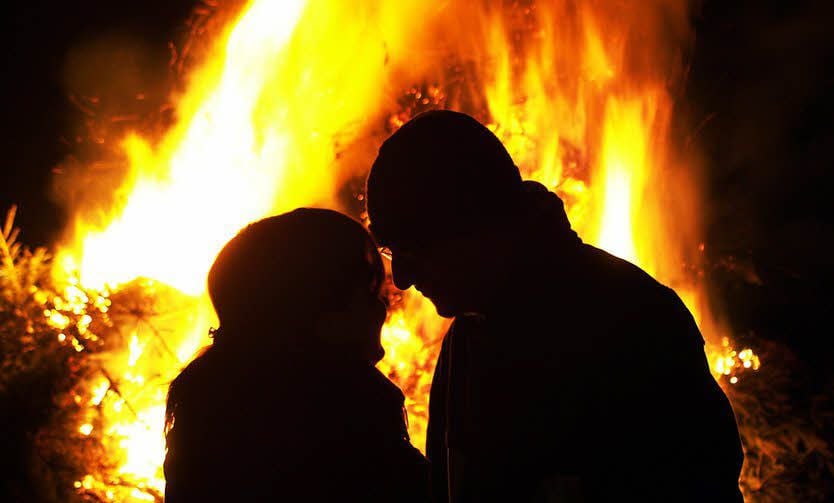 In Halle und dem Umland ist wieder Zeit für Osterfeuer-Romantik