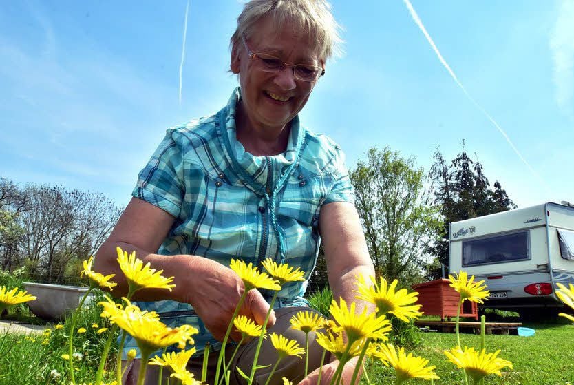 Blumen gehören für Loritta Barth zum Bienenparadies dazu.