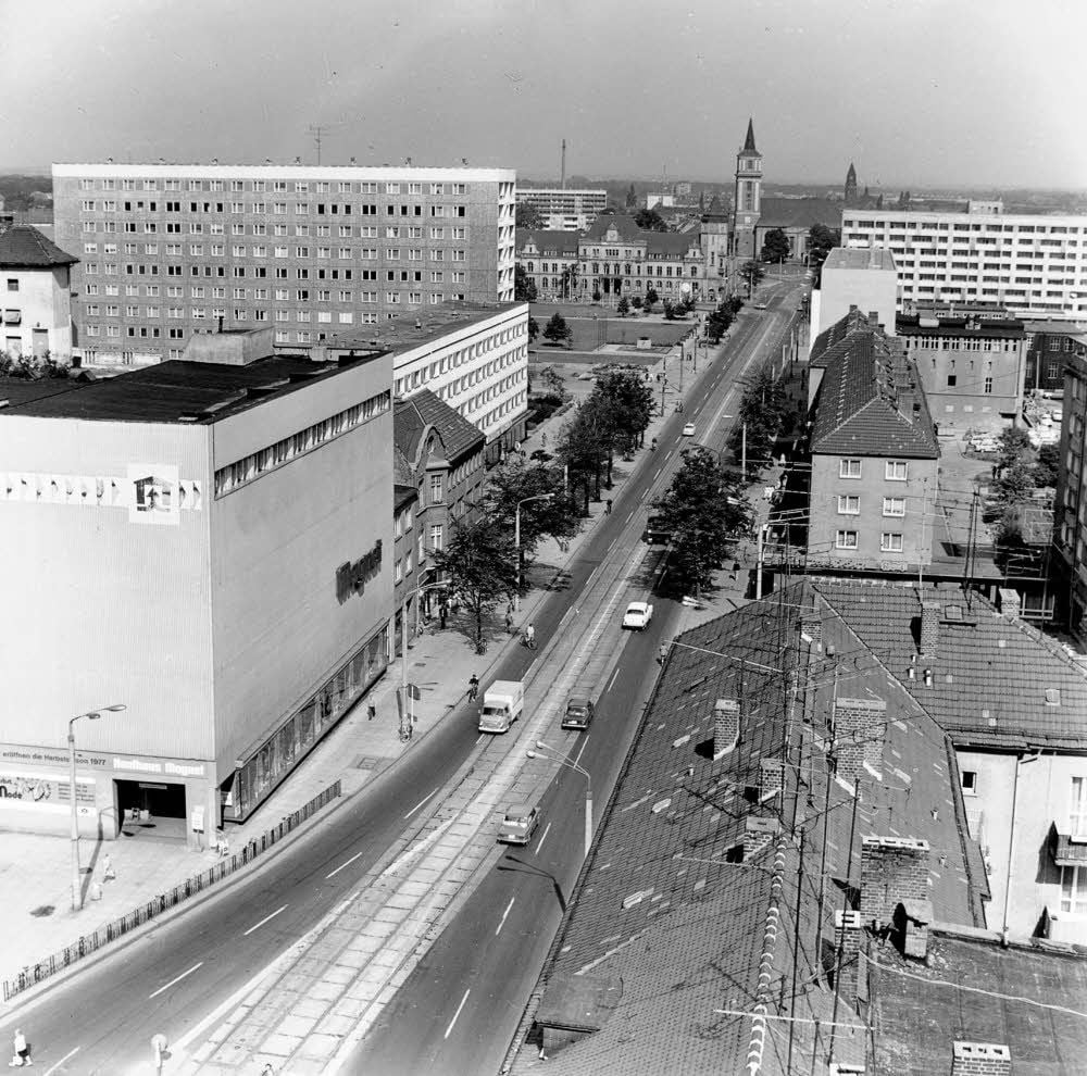 Das Kaufhaus „Magnet“ in der Kavalierstraße um das Jahr 1977.