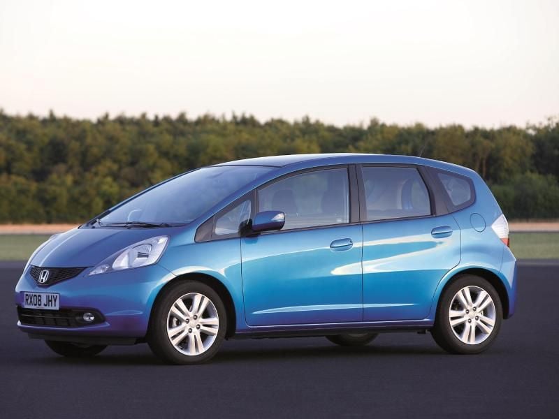 «Muster der Haltbarkeit»: Der Honda Jazz fällt bei der Hauptuntersuchung kaum auf. Foto: Honda