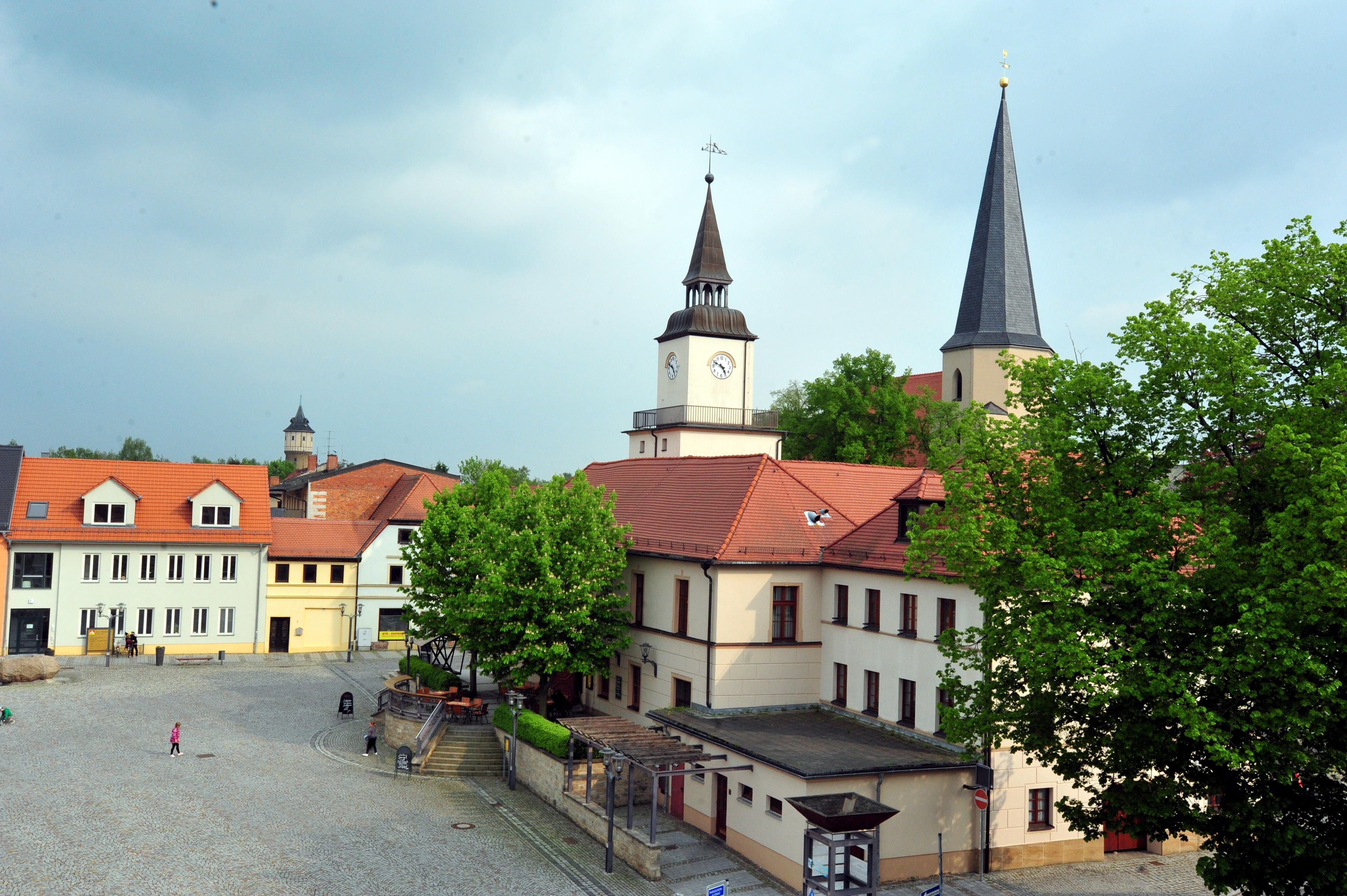 Das Rathaus von Hohenmölsen.