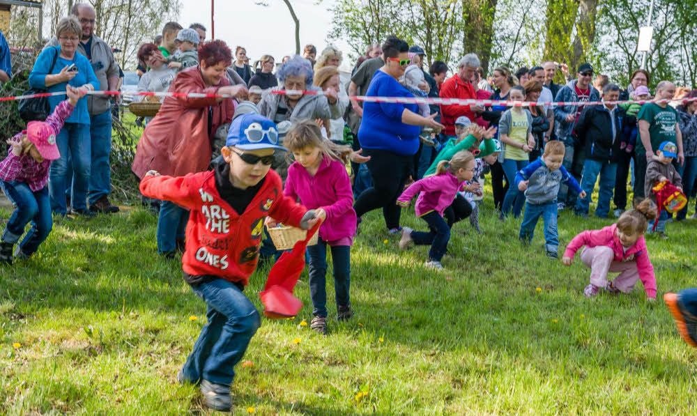 Zur Ostereiersuche geht es auch an diesem Wochenende wieder an die Vehsenmühle in Gräfenhainichen.