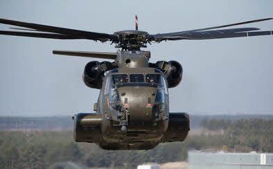 Ein Transporthubschrauber CH-53 der Bundeswehr