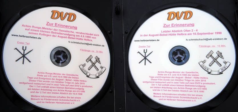 Auf diesen zwei DVDs befinden sich die Filme von Meister Achim Runge.