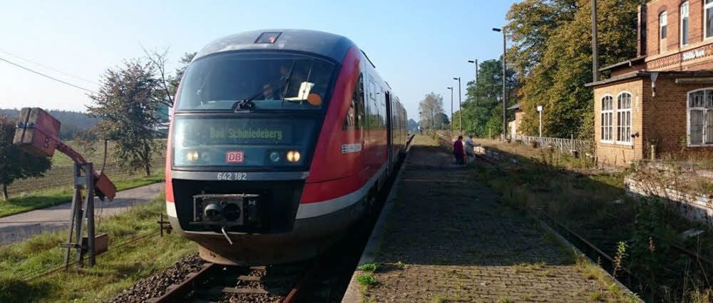 Demnächst wieder öfter zu sehen: Züge auf der Strecke zwischen Wittenberg und Bad Schmiedeberg
