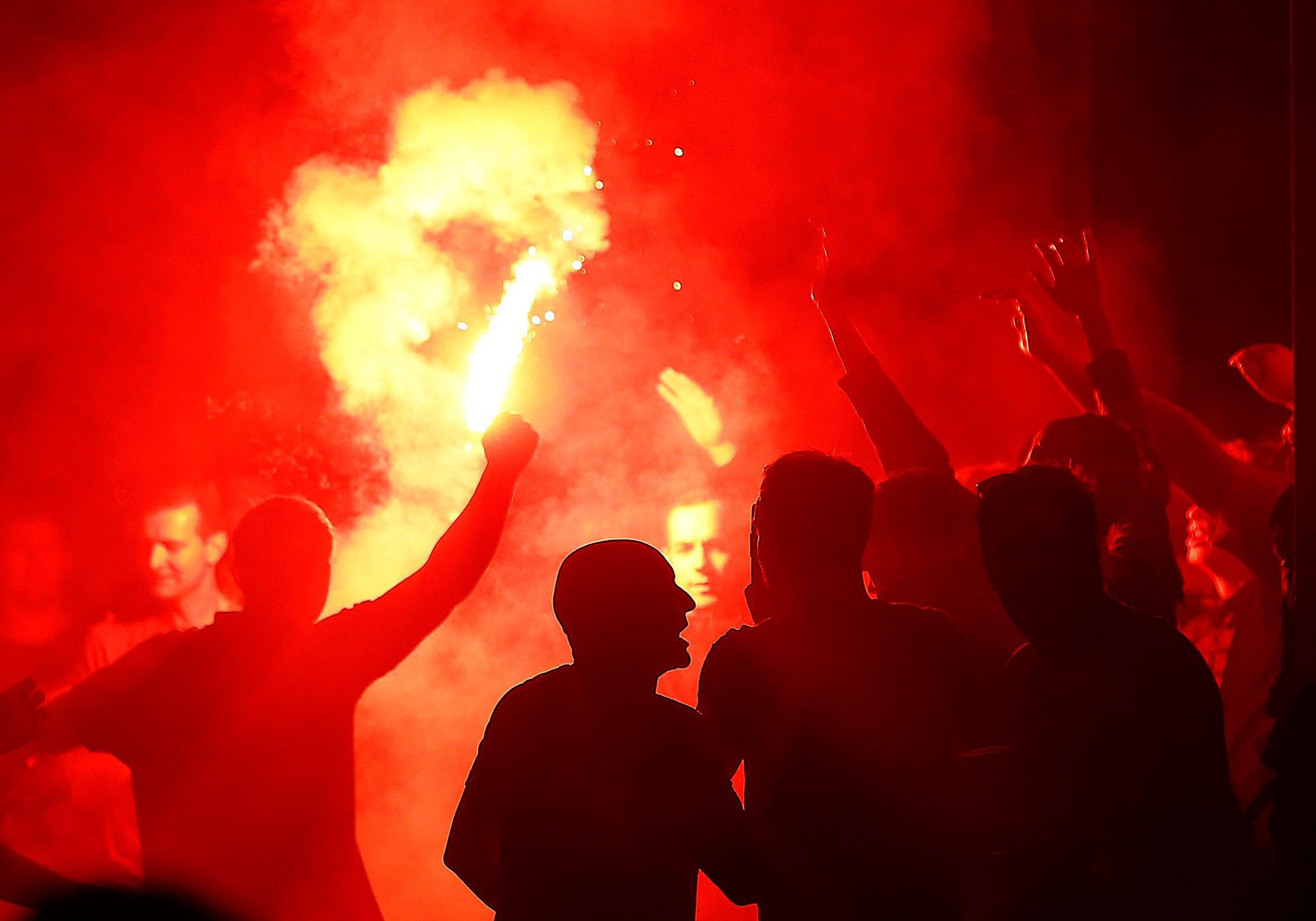Um Krawalle in Frankreich bei der EM zu verhindern., hat die Polizei auch die Hooligan-Szene in Sachsen-Anhalt im Blick.
