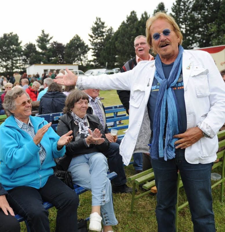Frank Zander war am Mittwoch in Braunschwende zu Gast.