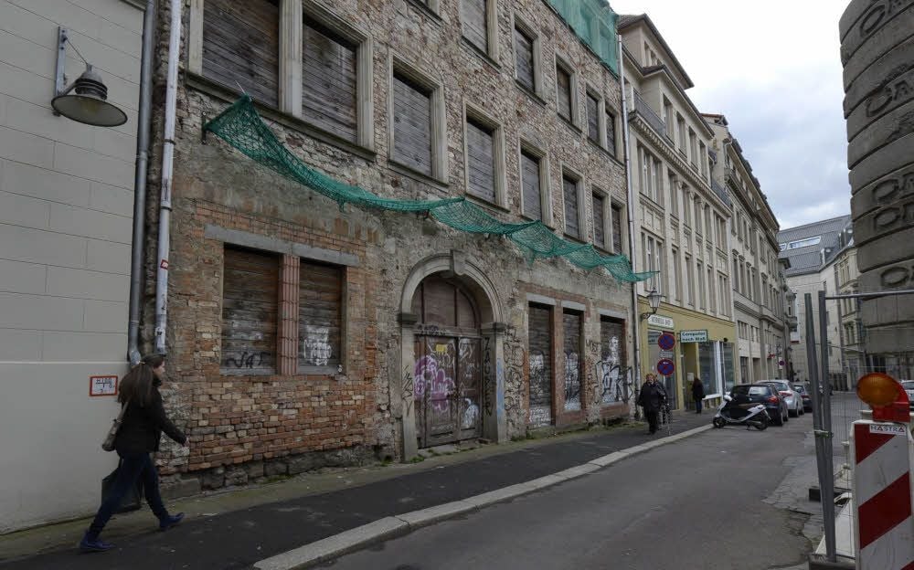Das Haus Brüderstraße 7 soll bis Ende nächsten Jahres saniert werden.