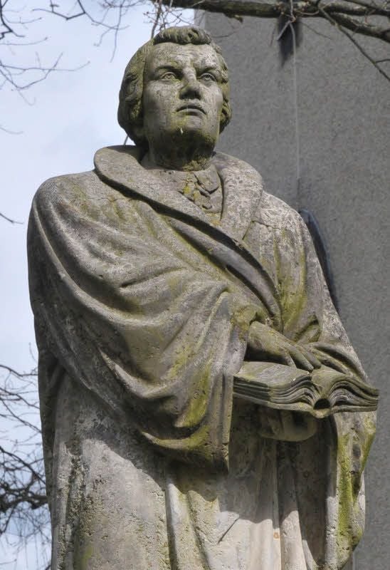 Lutherdenkmal: entdeckt in Lengefeld (Erzgebirge)