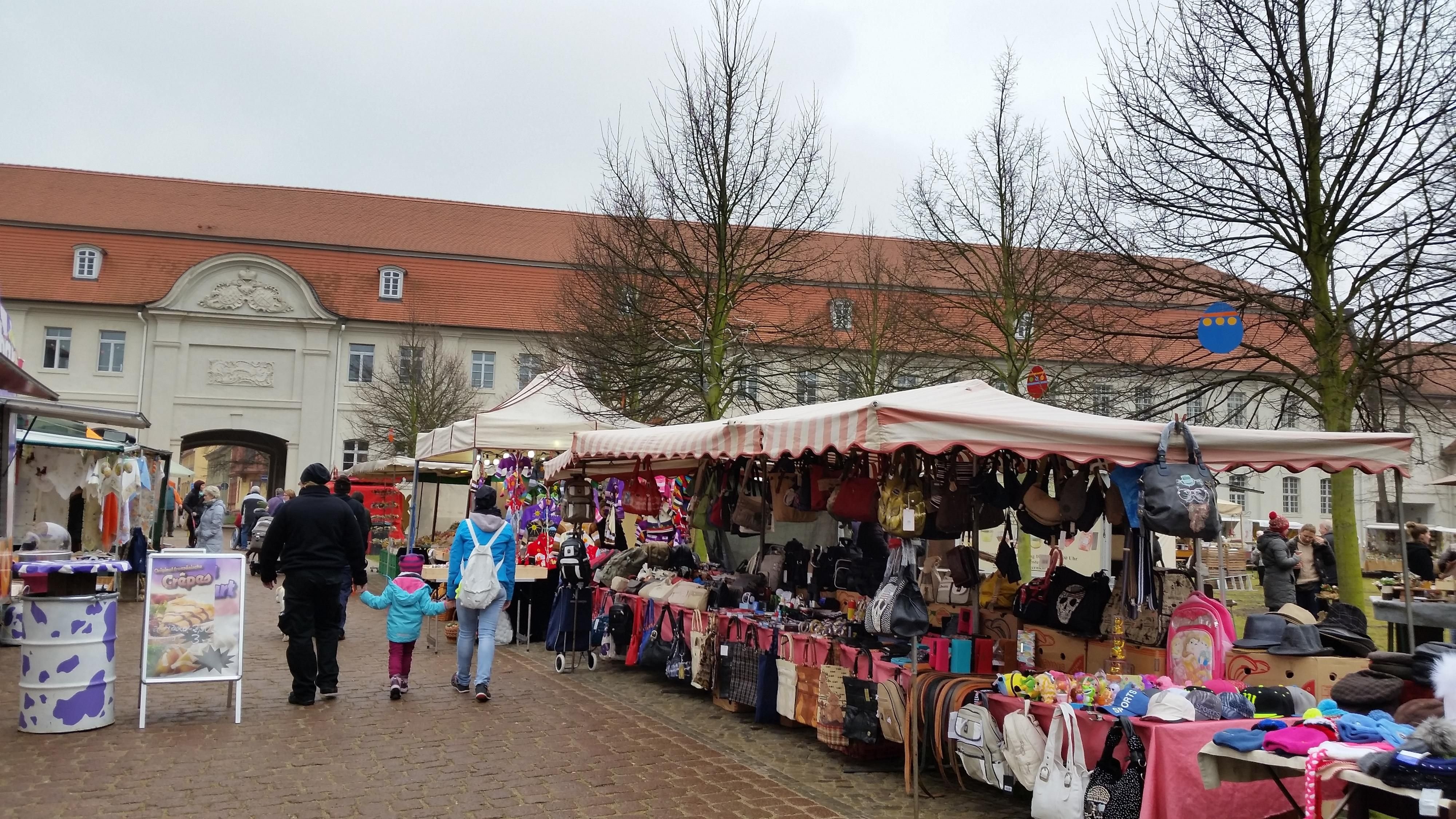 Der Ostermarkt in Köthen hat jeweils von 10 bis 17 Uhr geöffnet.