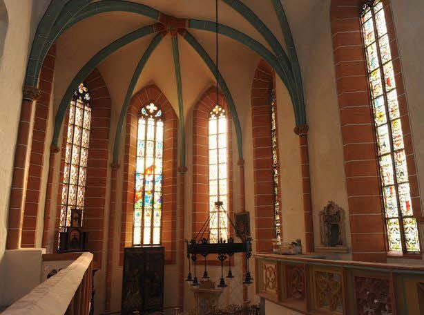 Blick in die um 1520 erbaute Kirche.