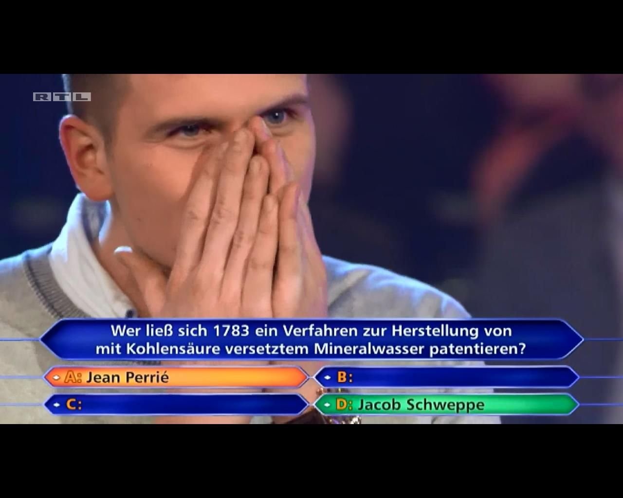 Der 26-jährige Nico Kubach verzockte sich bei der 125.000-Euro-Frage.