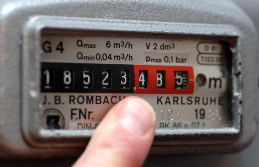 Ein Gaszähler.