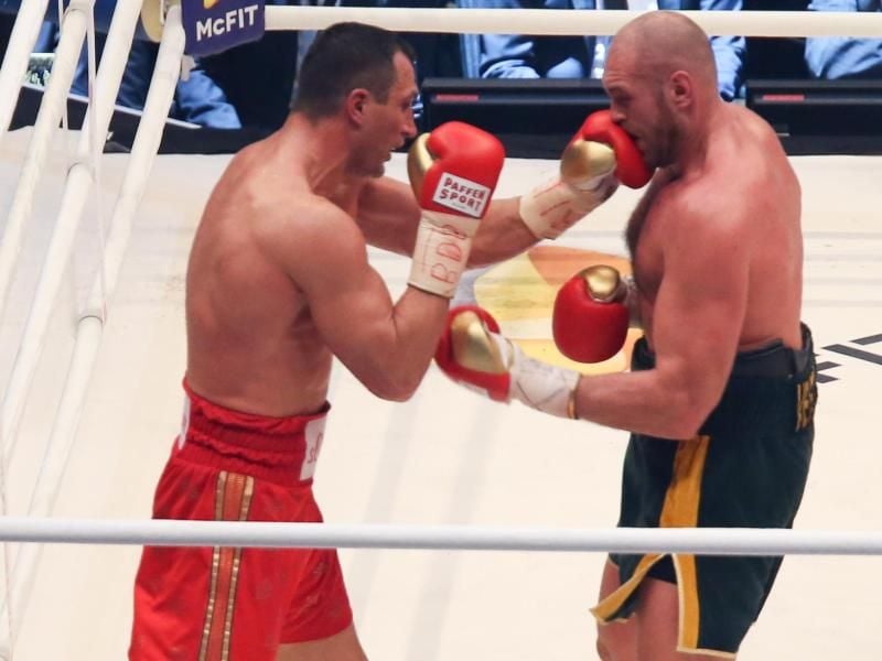Der Rückkampf zwischen Wladimir Klitschko und Tyson Fury findet am 9. Juli in Manchester statt. Foto: Friso Gentsch