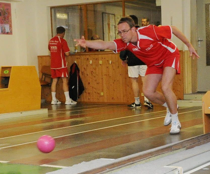 Ronny Röthel und die anderen Männer aus Großörner haben eine starke Saison auf den Bahnen gespielt.