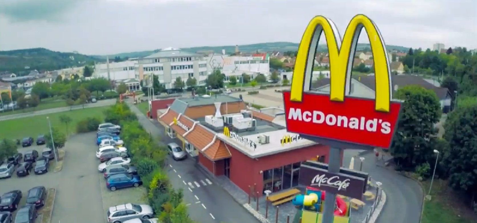 Eine McDonald's Filiale, die im Rahmen der Sat.1-Sendung besucht wurde.