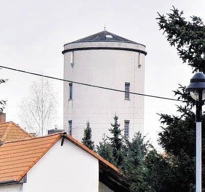 Der Wasserturm in Großkorbetha.