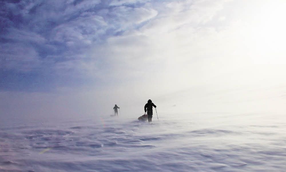 Ein Foto vom Training der Alpinisten im Januar in Norwegen.