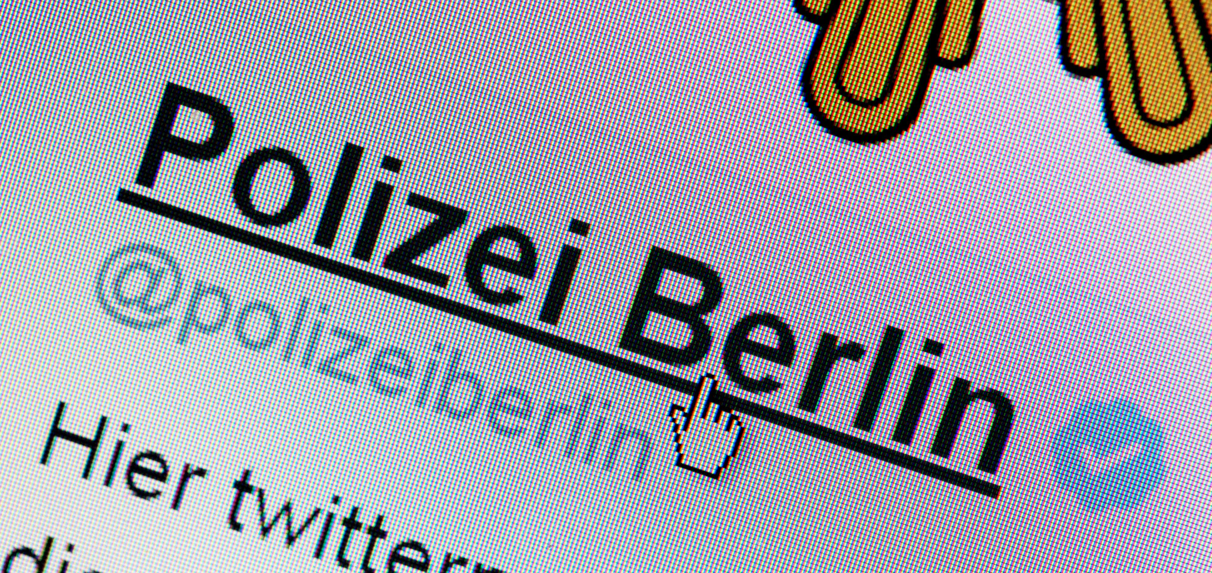 Der Twitter-Account der Polizei Berlin.
