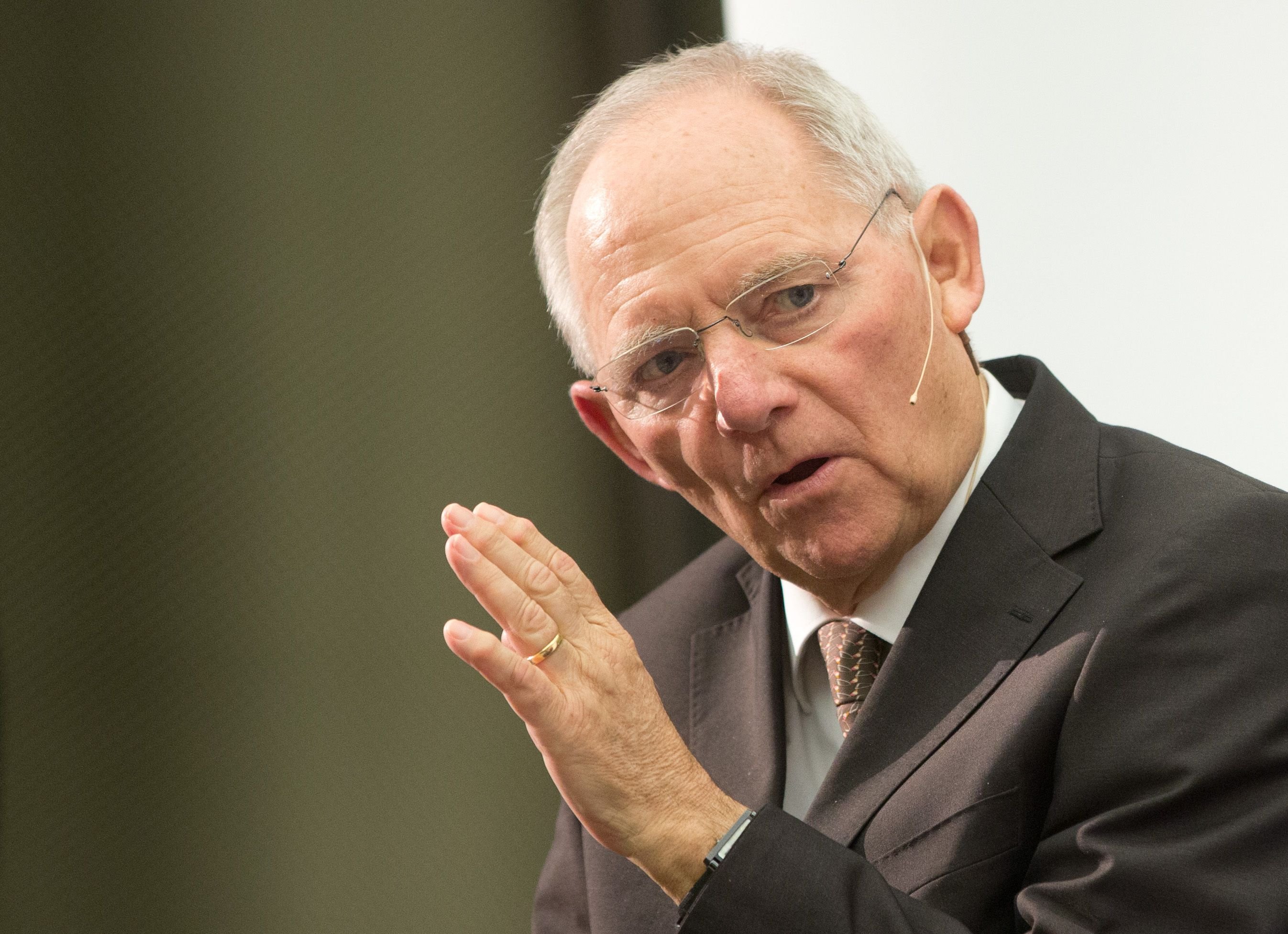 Halbherzig gegen die Geldwäsche: Finanzminister Wolfgang Schäuble
