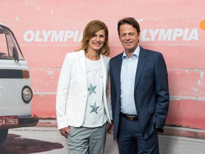 Kathrin Müller-Hohenstein (l-r) und Rudi Cerne berichten für das ZDF aus Rio. Foto: Lukas Schulze