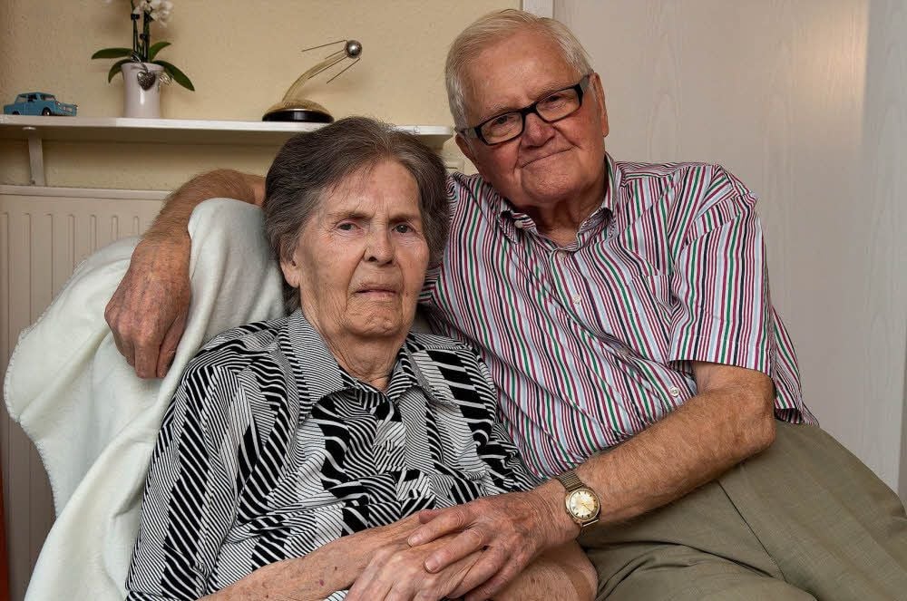 Seit 65 Jahren verheiratet: Gerda und Waldemar Schmidt.